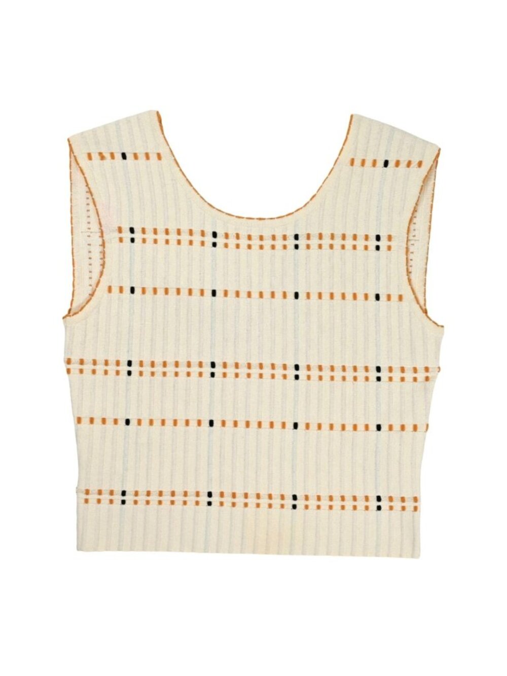 Sandro Nea Knitted Top In Neutrals
